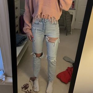 Ripped Mom Jeans